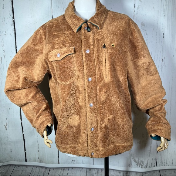 Adidas x Opening Ceremony Collab Fleece Shirt Jacket Men’s Size Large HTF RARE - Picture 2 of 16